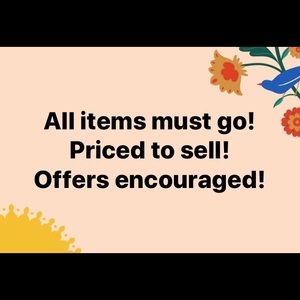 Reasonable offers will be accepted!!